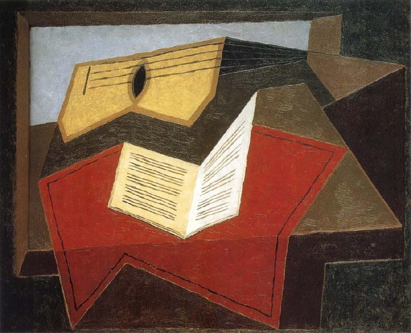 Juan Gris The guitar and Score Germany oil painting art